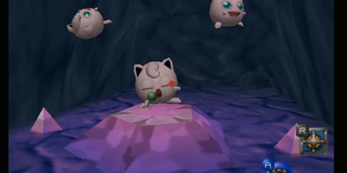 Pokemon Snap Jigglypuff Singing and Floating