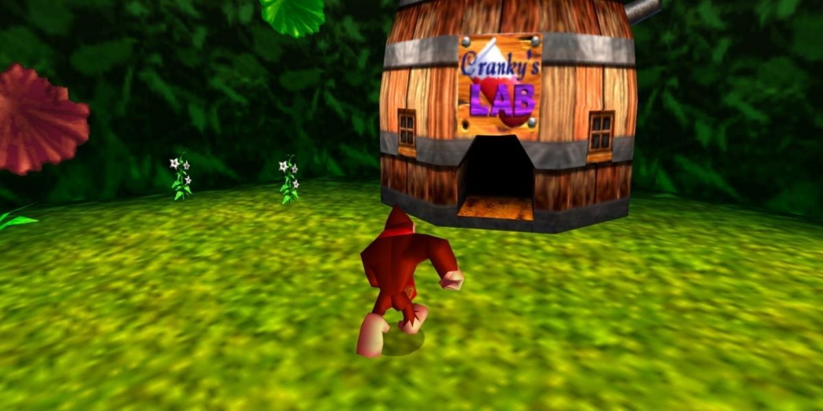 Donkey Kong 64 Entering Crankys Lab