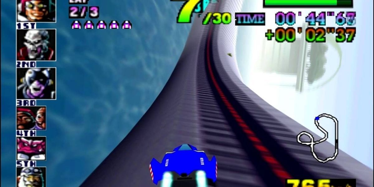 F-Zero High Speed Tube Race