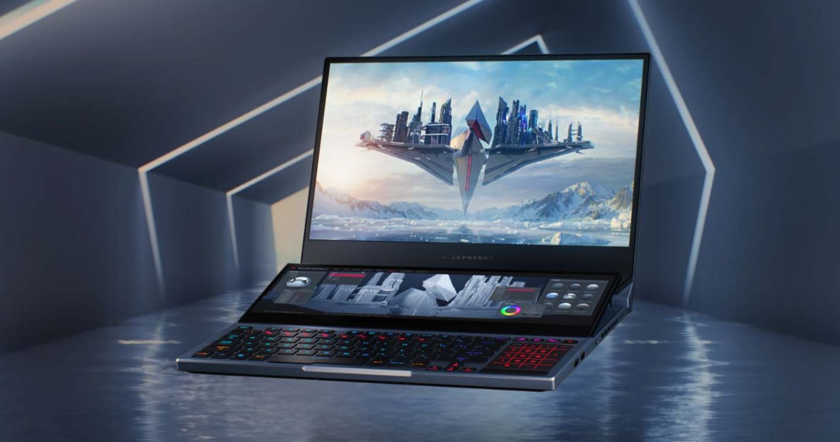 Asus rog zephyrus duo 15 water