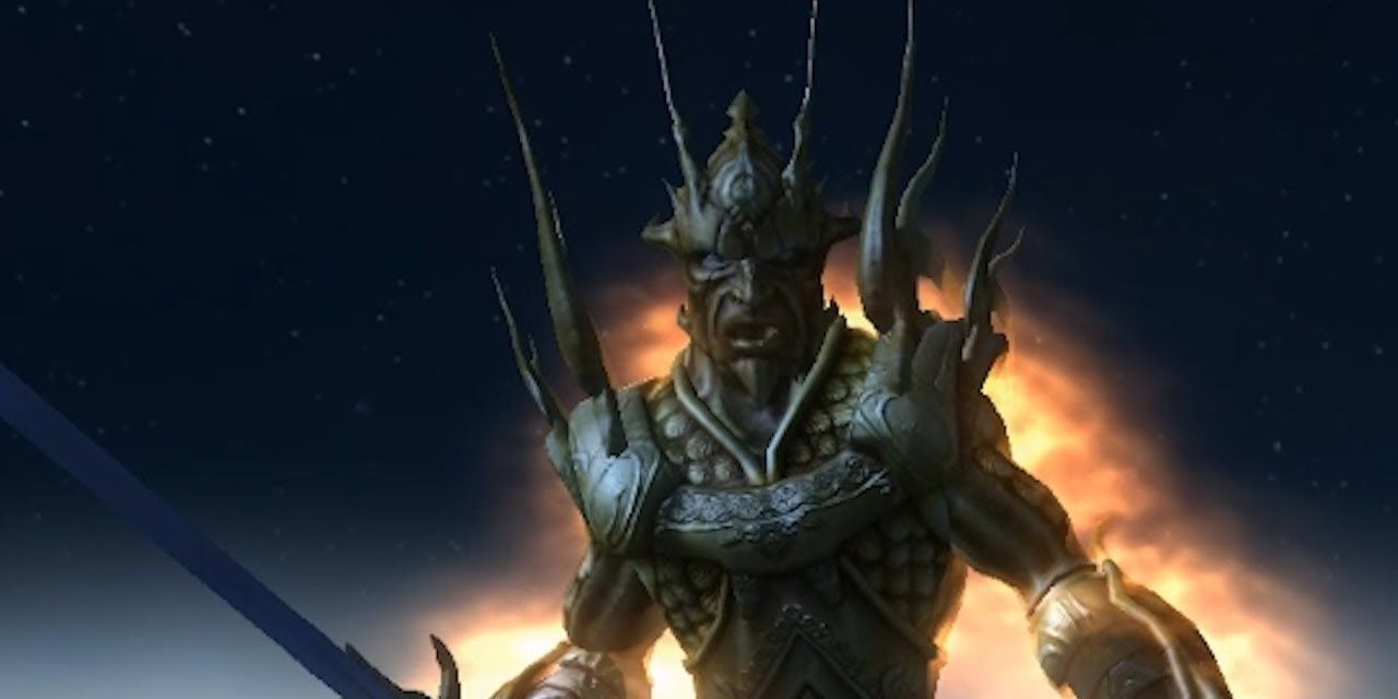 Elder Scrolls Oblivion Umaril Unfeathered fight