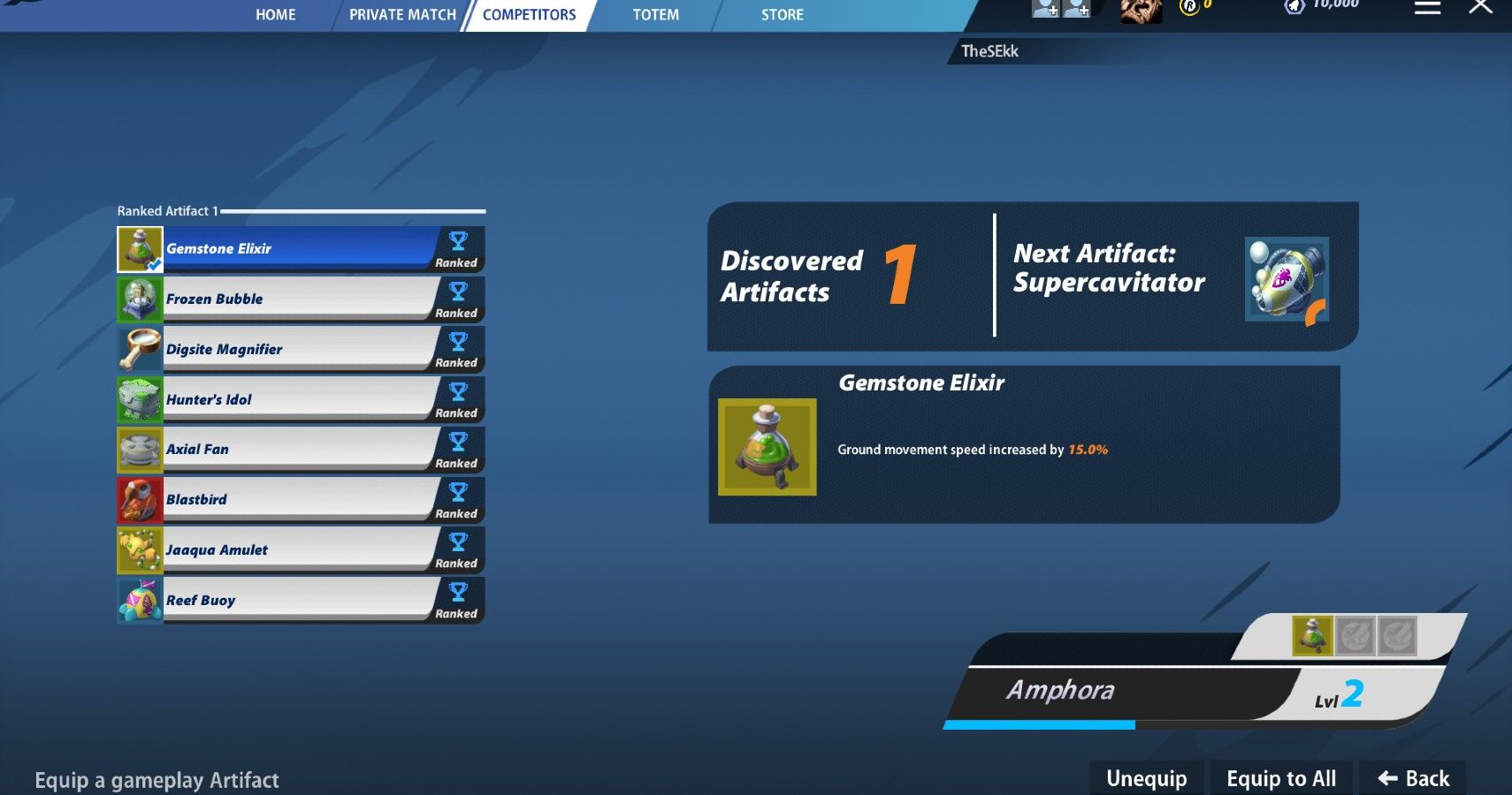 Gemstone Elixir Movement Speed Increase 15 percent