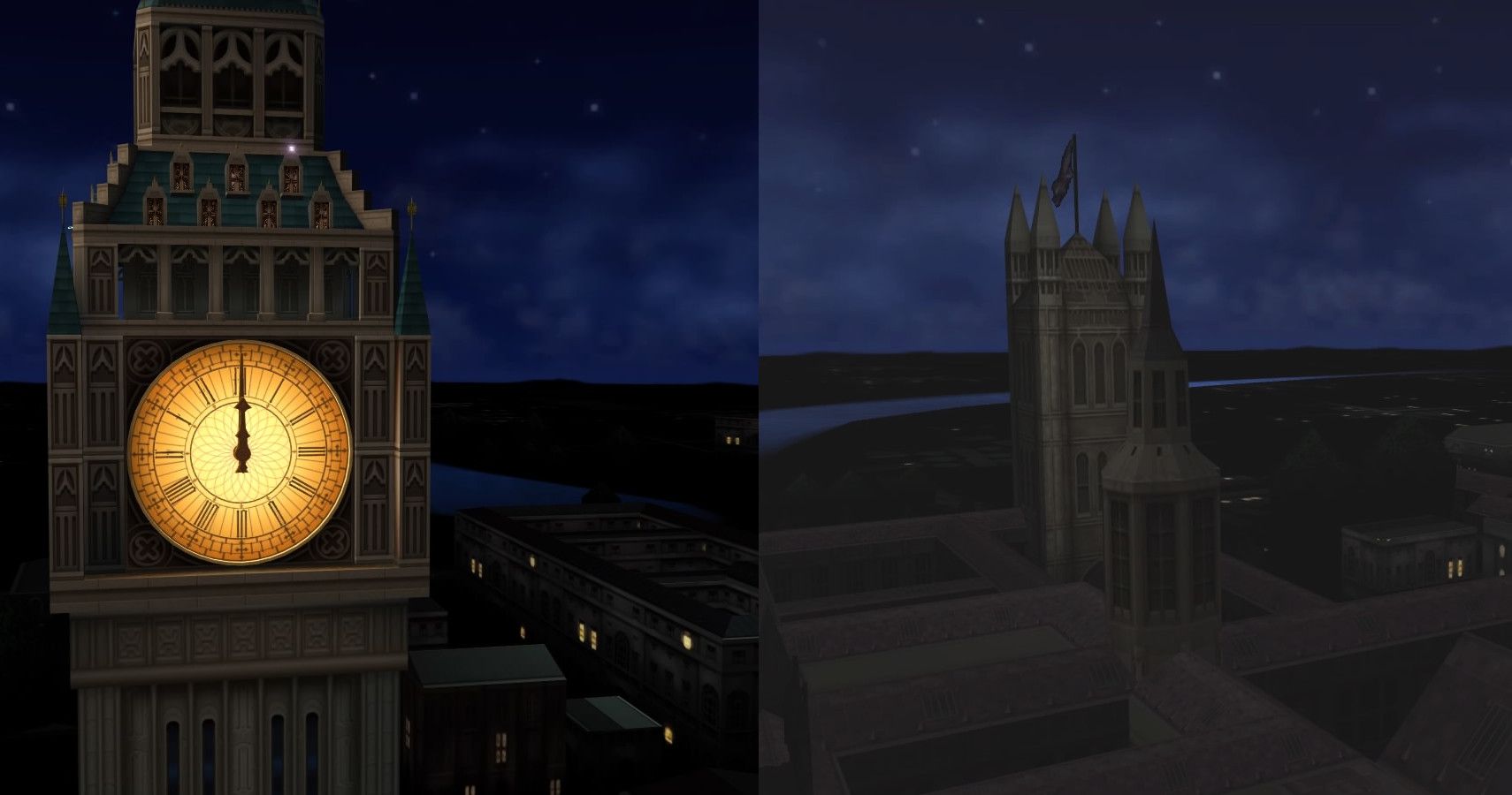 Kingdom Hearts Big Ben Houses of Parliament Sora