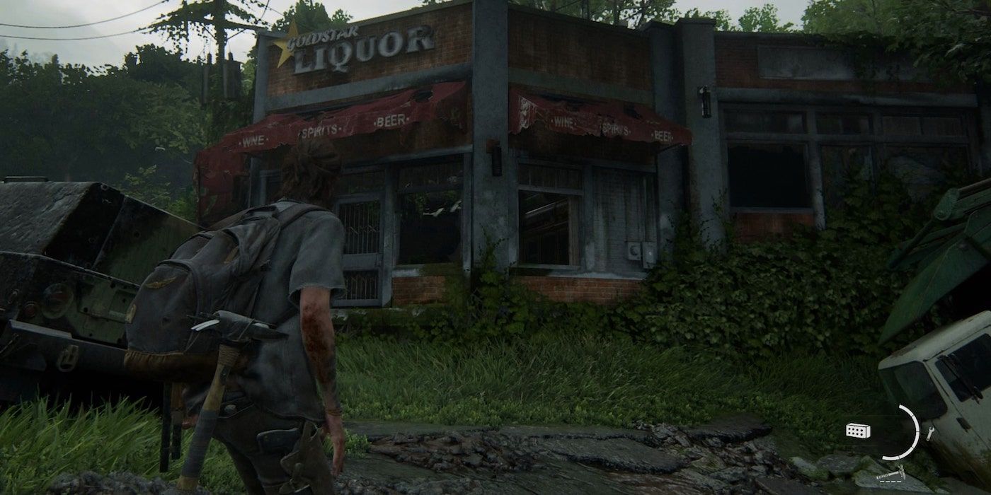 Last of us 2 melee weapon hanging from Ellie