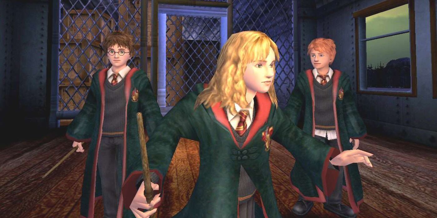 Harry, Ron, and Hermione In Prisoner Of Azkaban