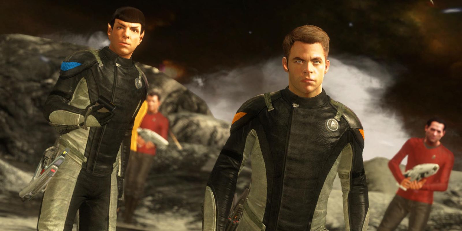 Kirk and Spock In Star Trek