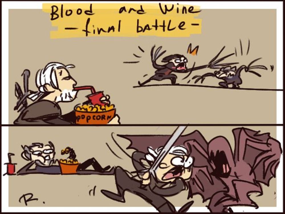 Witcher 3 Blood and Wine Final Boss Meme