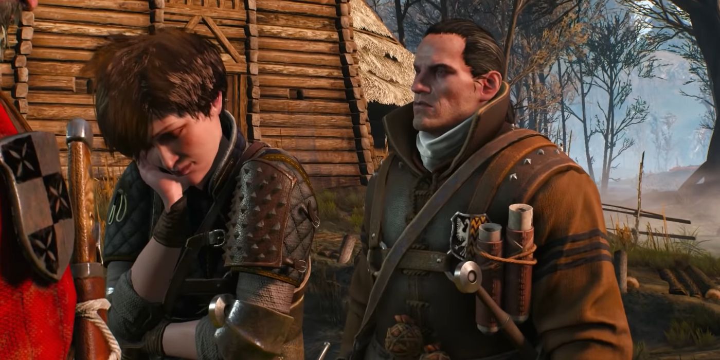 Witcher 3 Tamara Reacting To Anna Bursting Into Flames