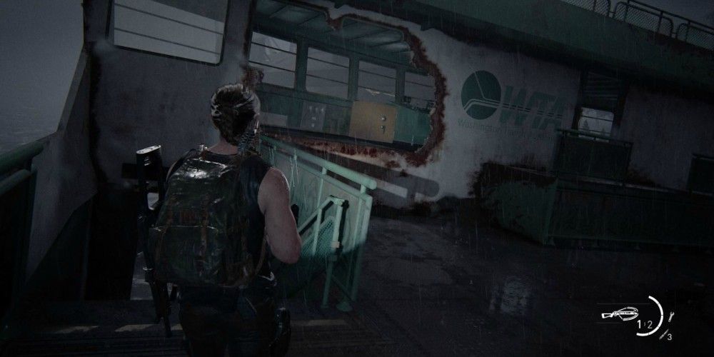 Abby walking in The Last of Us Part 2