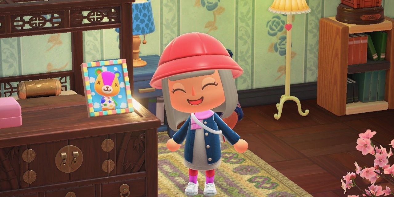 diy villager photo customized frame stitches villager acnh