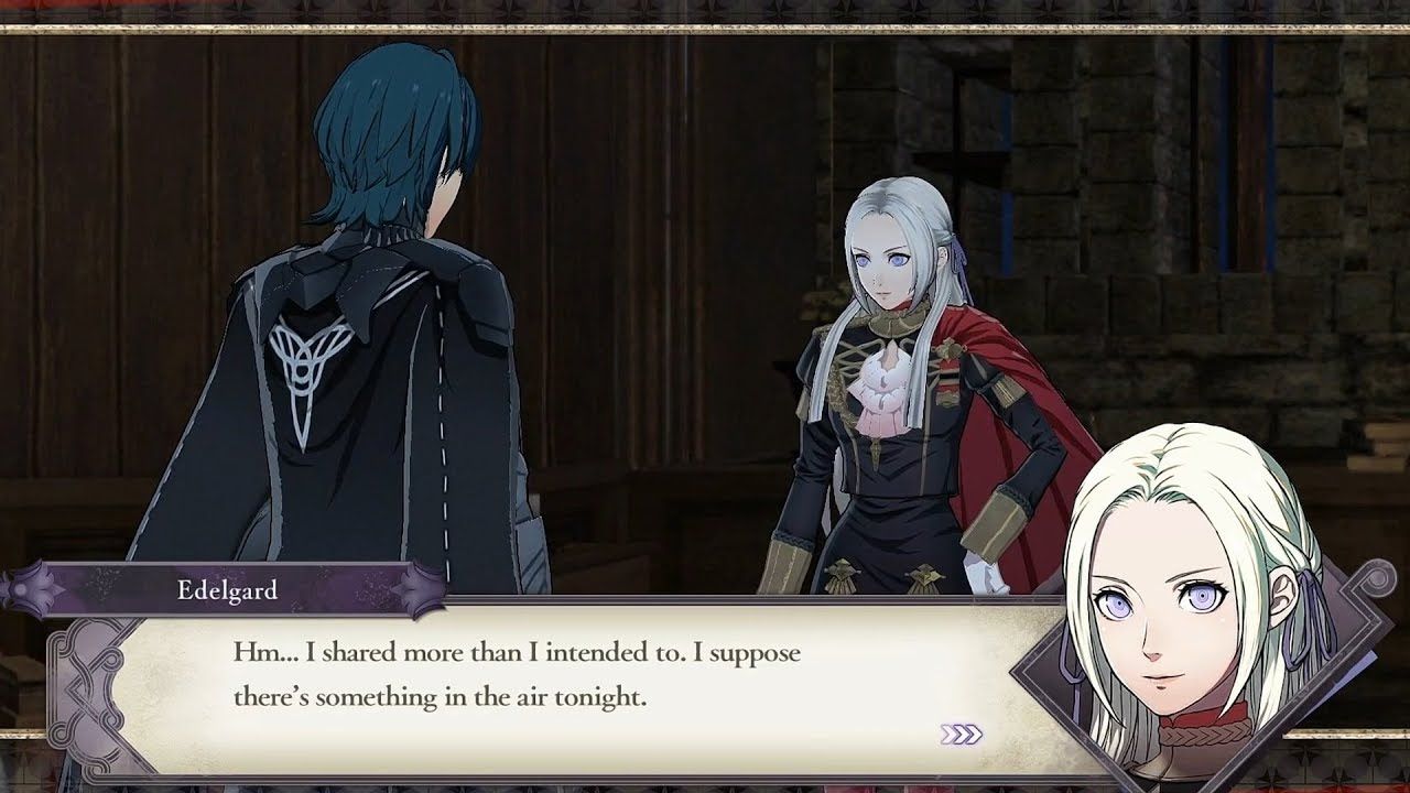 FE16 Edelgard and Byleth support