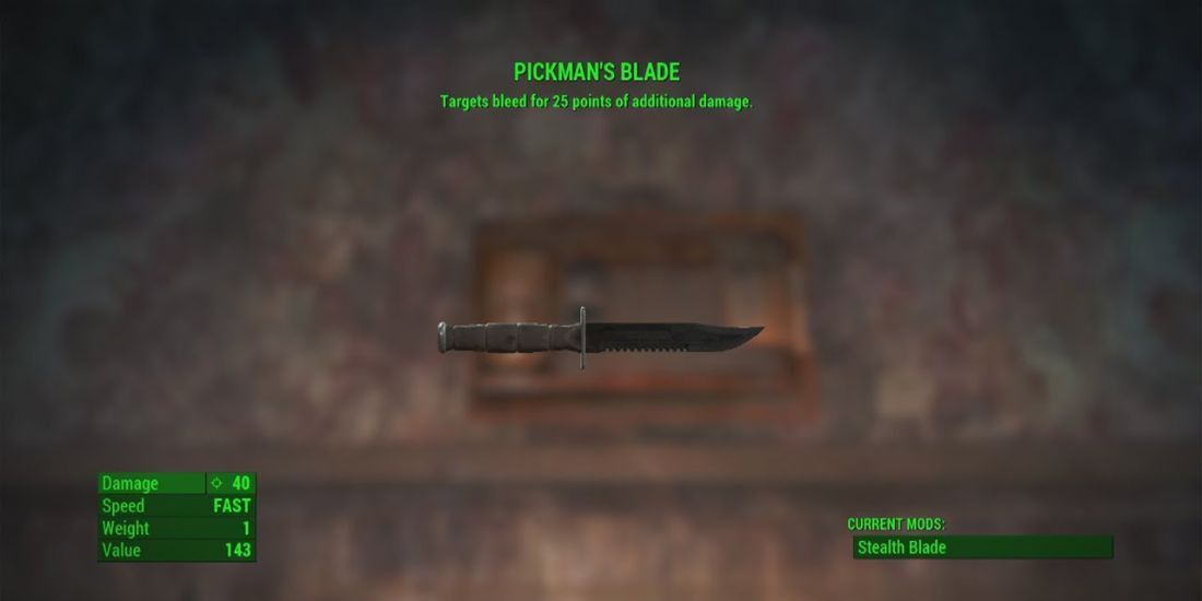 Pickman Blade in Fallout 4