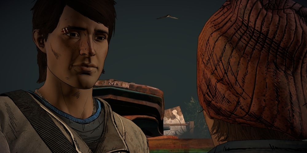 The Walking Dead Screenshot Of Javier Garcia Talking