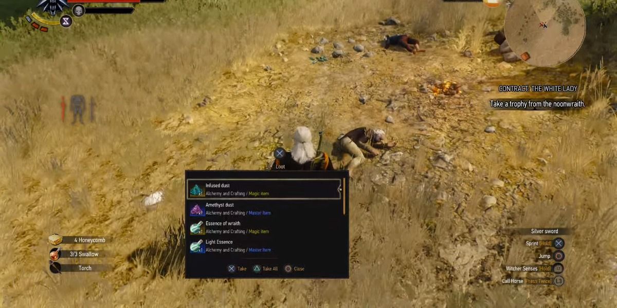 witcher 3 white lady loot