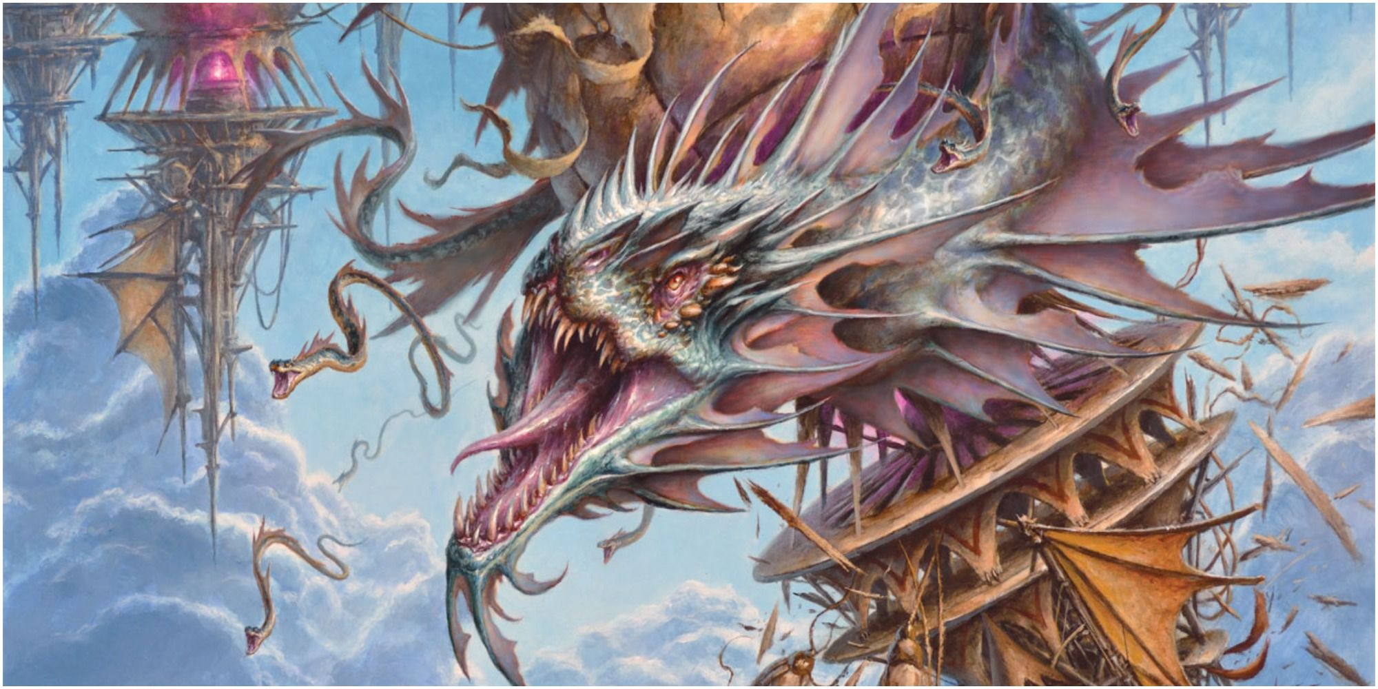 xyris dragon creature in sky