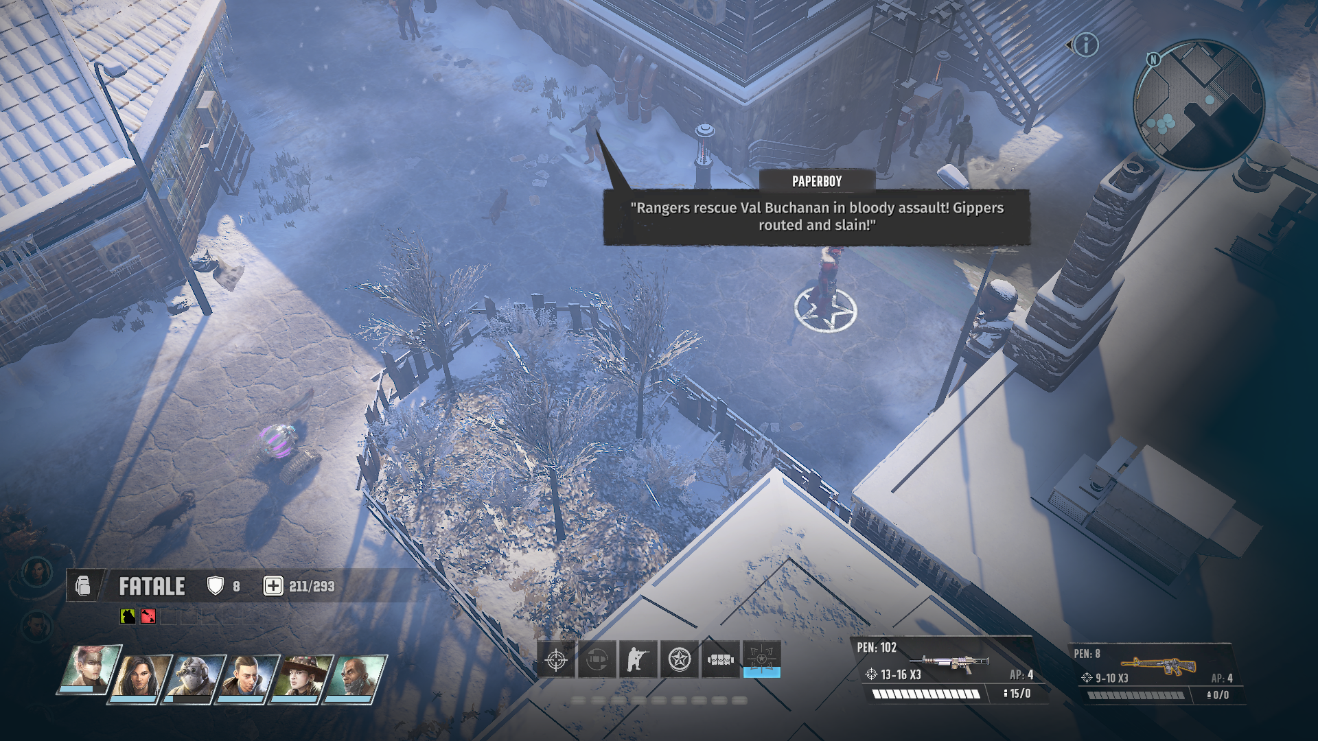 Newspaper Caller Shouting The News In Wasteland 3