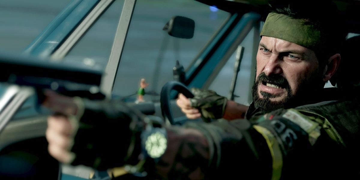 Black ops cold war woods driving and shooting