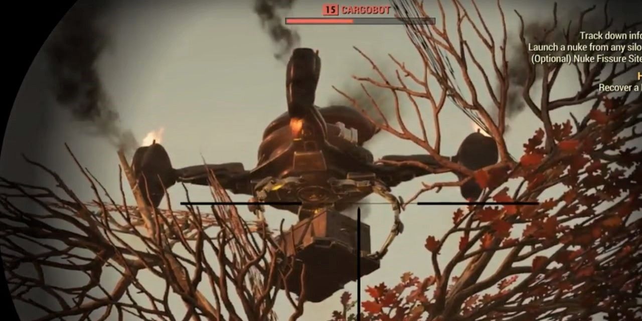 Fallout 76 Cargo Bot Sniper Scope