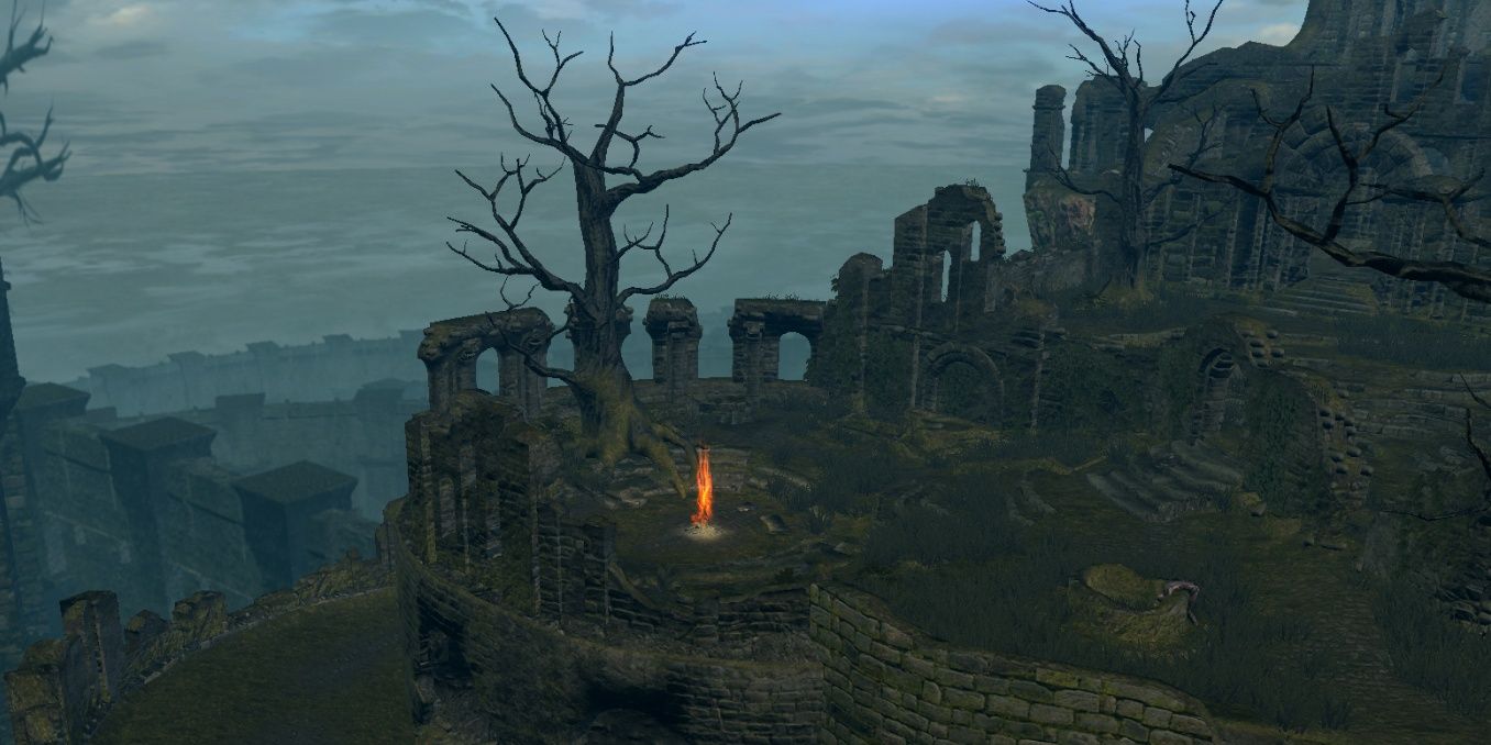 Firelink Shrine in Dark Souls