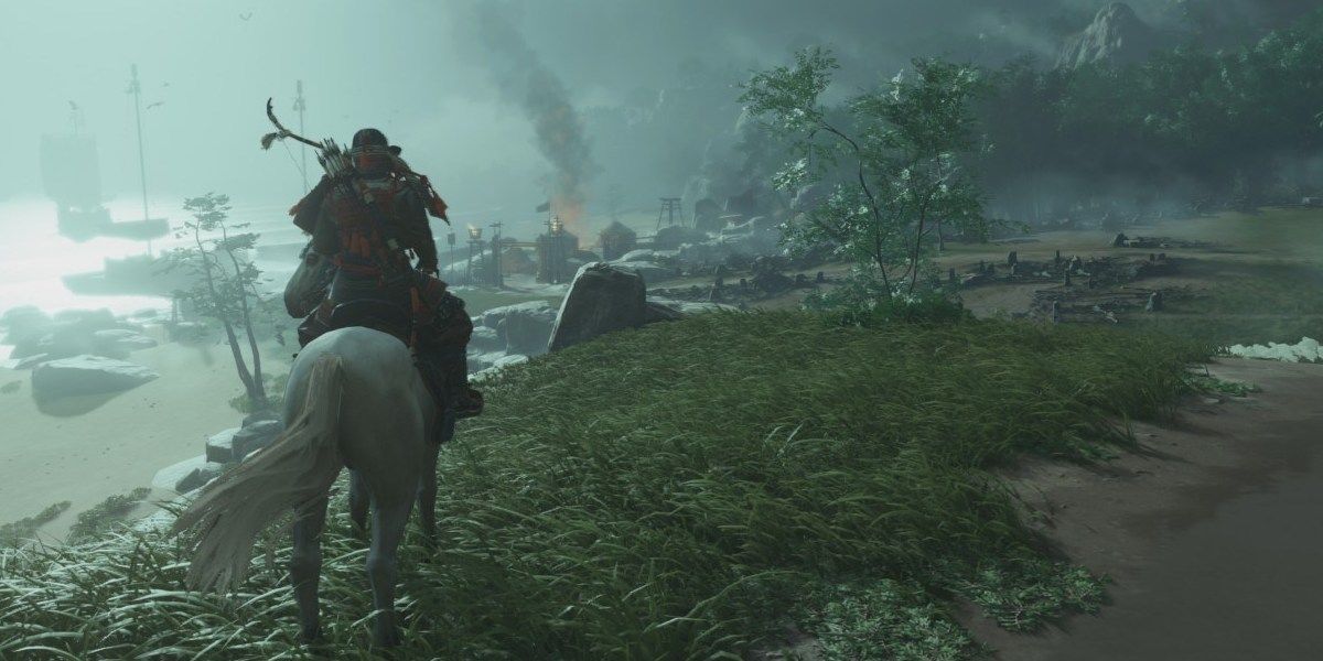 ghost of tsushima kawamata village battle