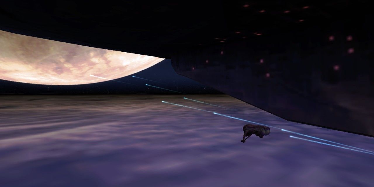 Halo CE Banshee Flying Through Space