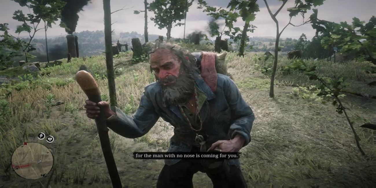 Red Dead Redemption 2 Blind Hermit In Forest