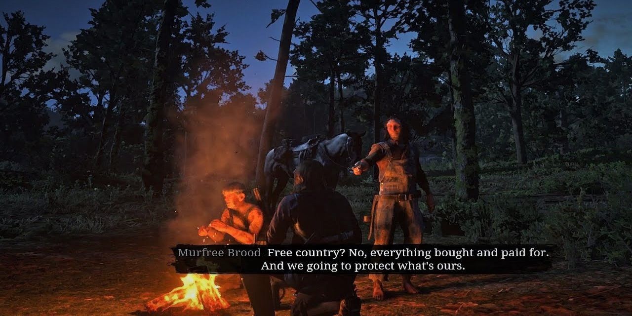 Red Dead Redemption 2 Murfree Brood Campfire Ambush