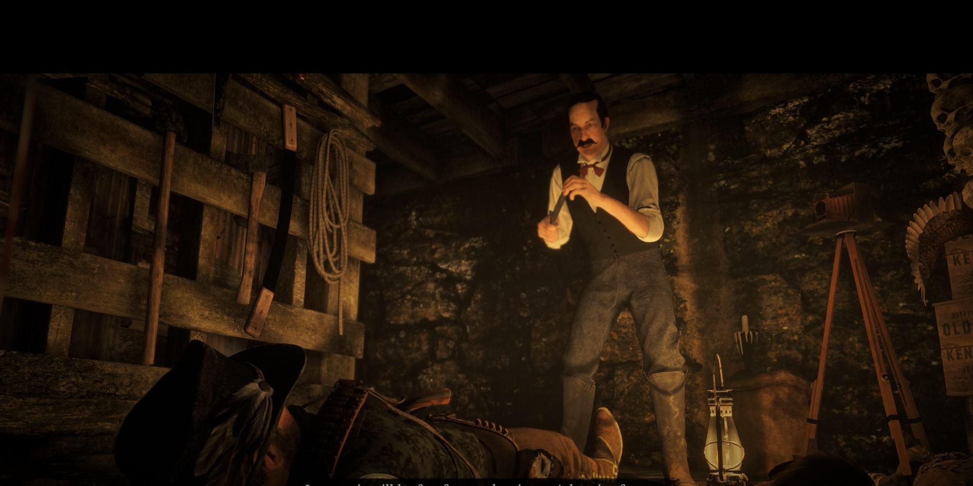 Red Dead Redemption 2 Serial Killer Basement JPEG
