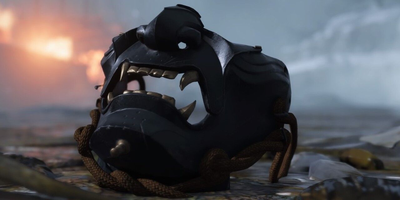 Fallen mask in Ghost of Tsushima