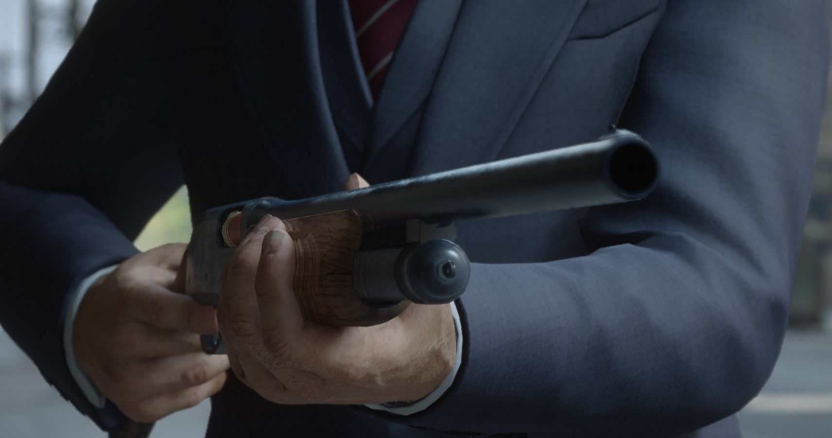 Mafia - use a shotgun to clear out enemies with ease