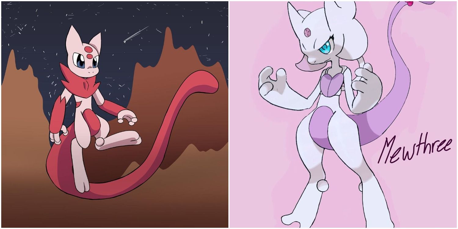Mewtwo And Mewthree
