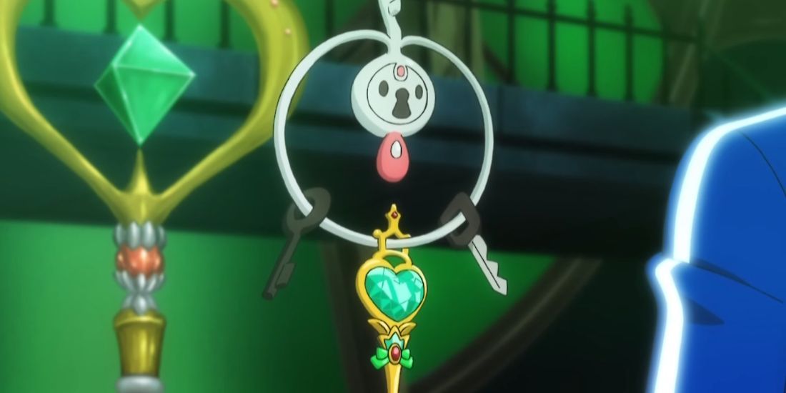 pokemon anime klefki floating