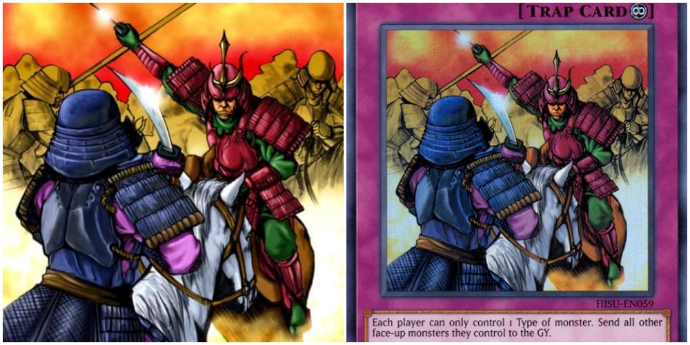 Rivalry of warlords Yu Gi Oh card art