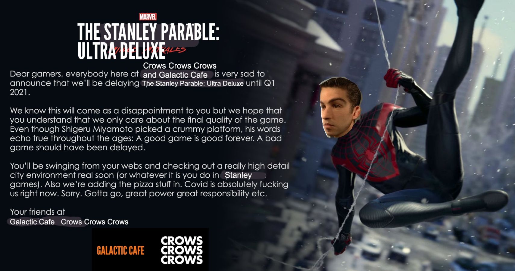 spider man delay stanley