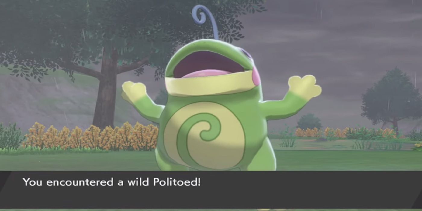 Politoed in Pokémon Sword and Shield's Isle of Armor expansion