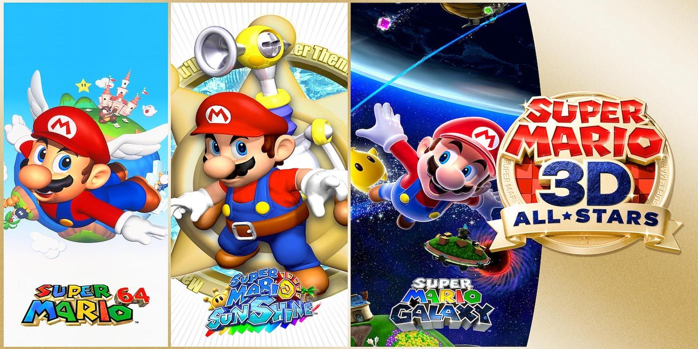 Promo art for Super Mario 3D All-Stars