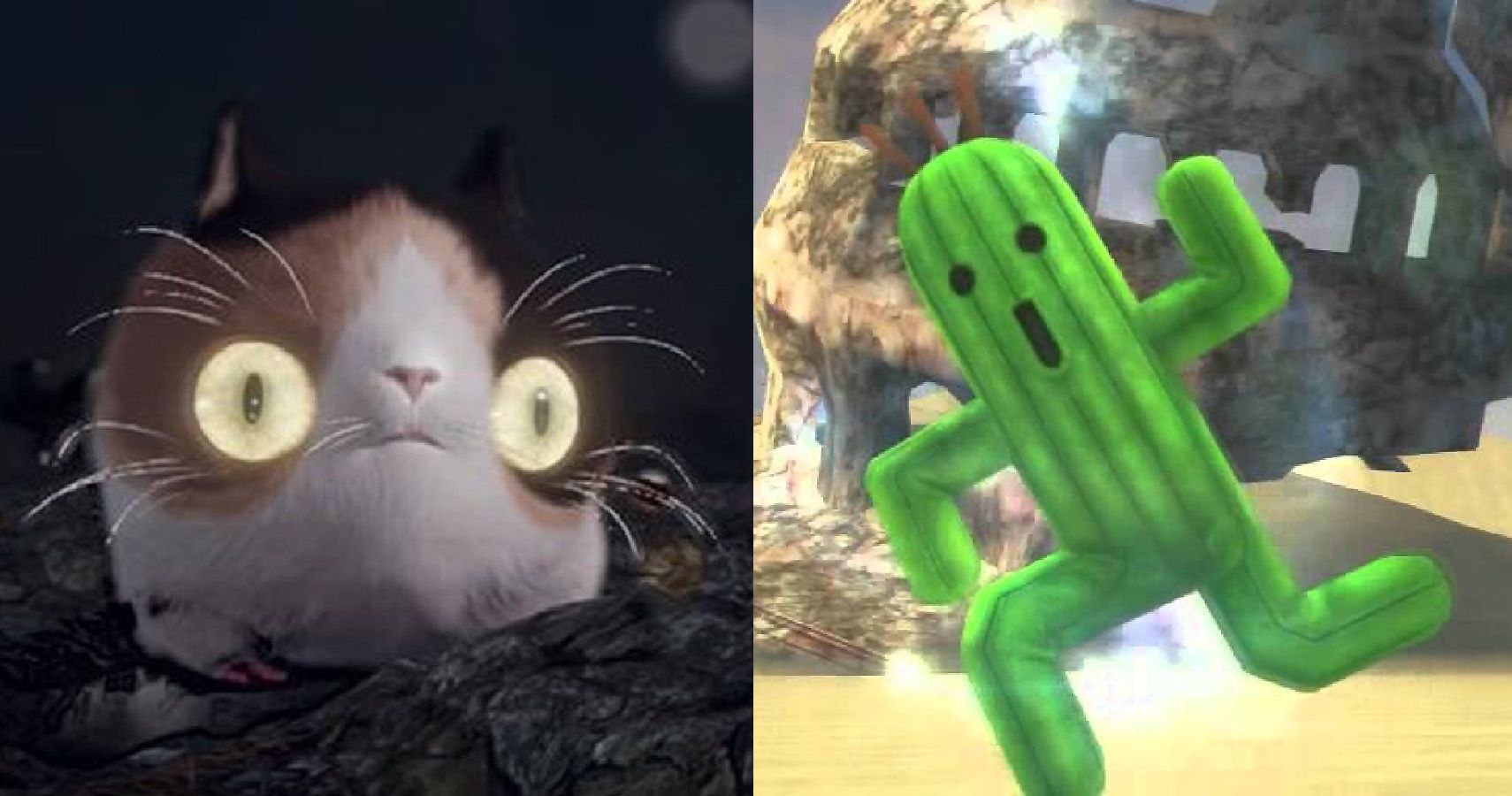 Scampuss and Cactuar