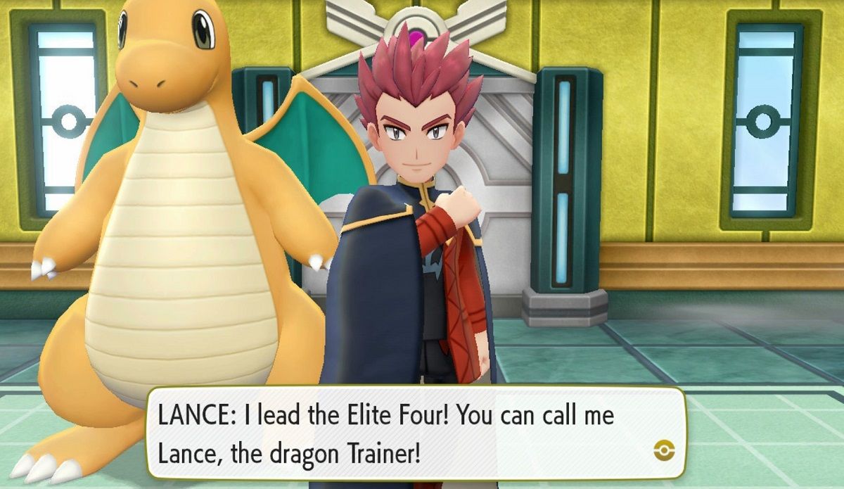 The Pokemon League in Pokemon Let's Go