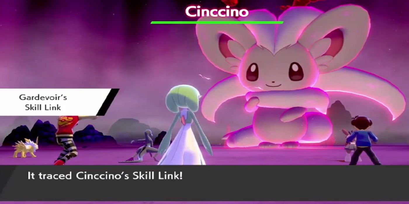 A Max Raid Hidden Ability Cinccino in Pokémon Sword & Shield