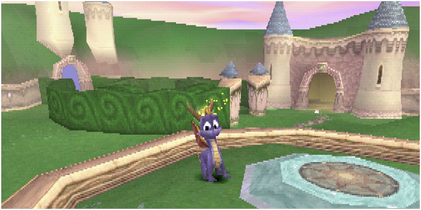 A gameplay screenshot from Spyro the Dragon