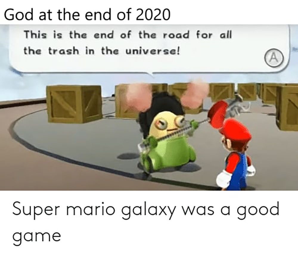 Dreadnaught's Garbage Dump Trash in Super Mario Galaxy