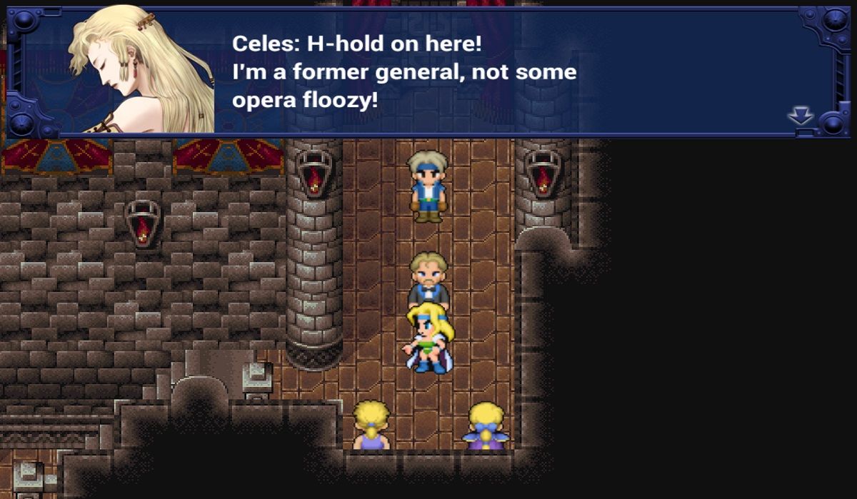 A screenshot from Final Fantasy VI