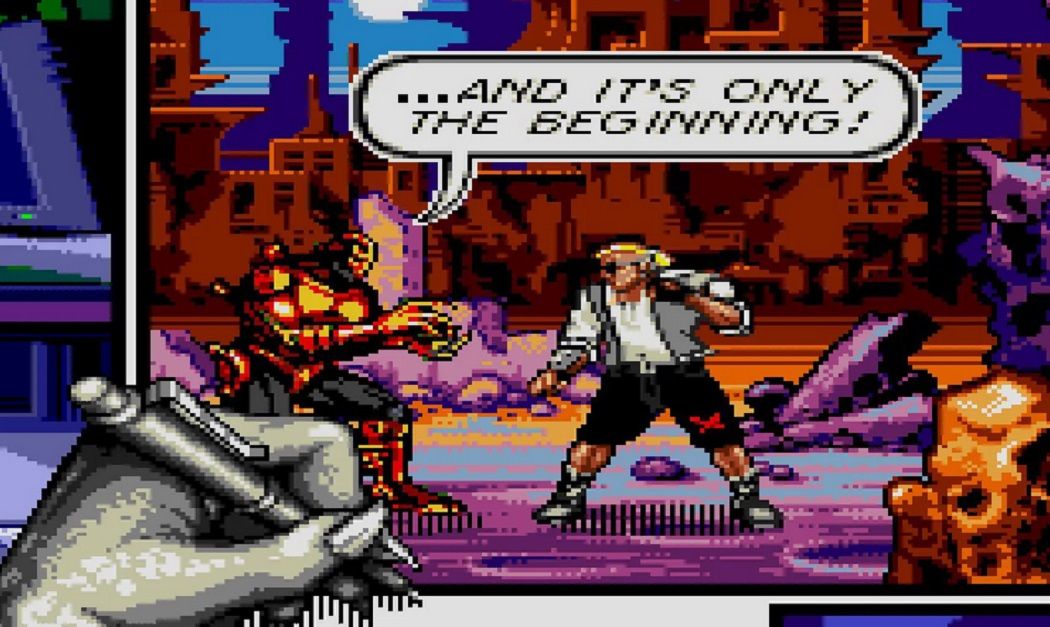 A screenshot from Comix Zone