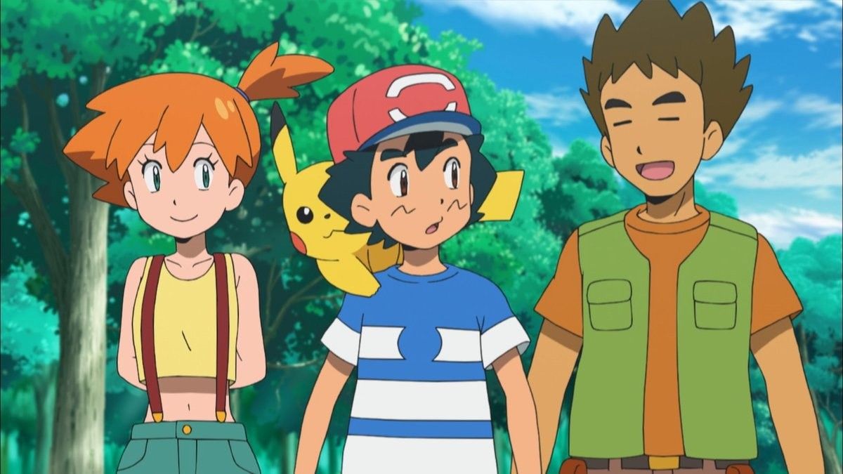 ash talking to brock