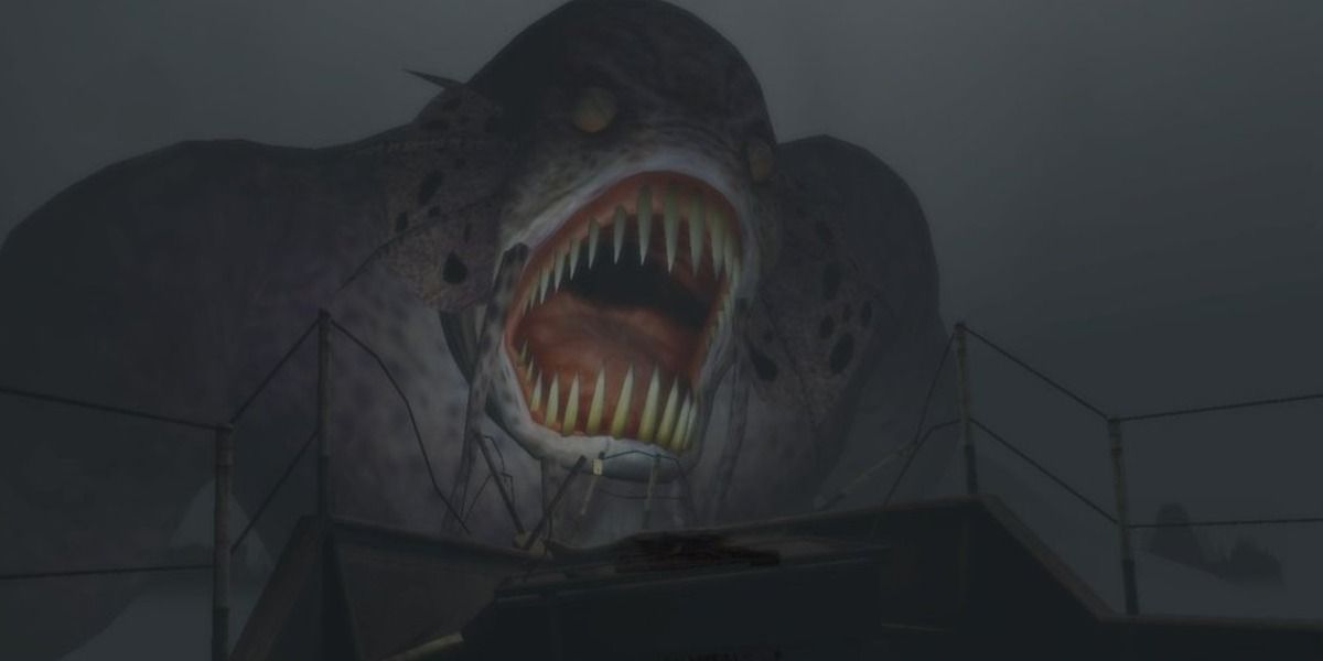 A sea monster from Call of Cthulu: Dark Corners of the Earth