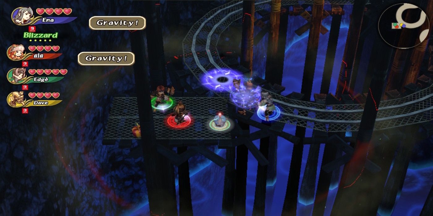 This is a screenshot of the player in combat from Crystal Chronicles.