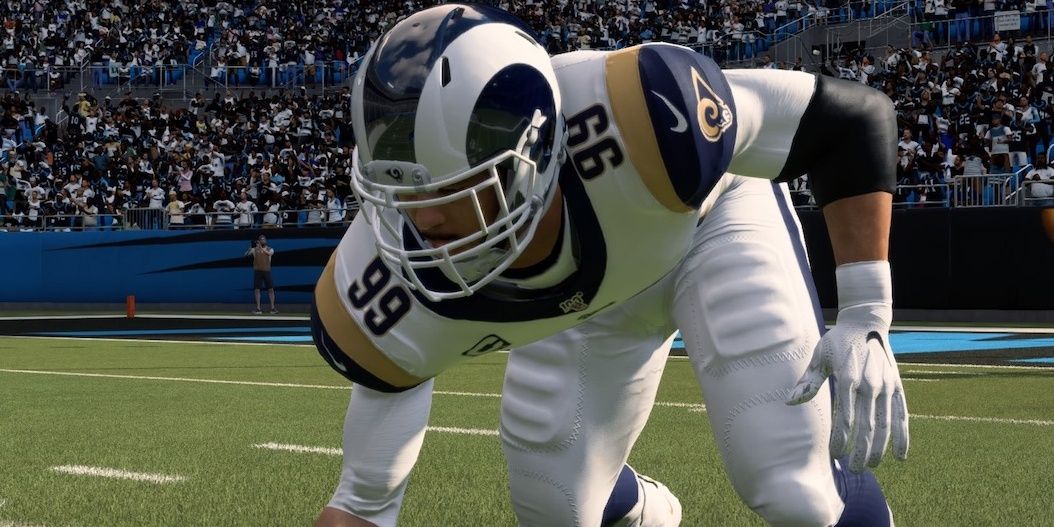 Aaron Donald on the Line