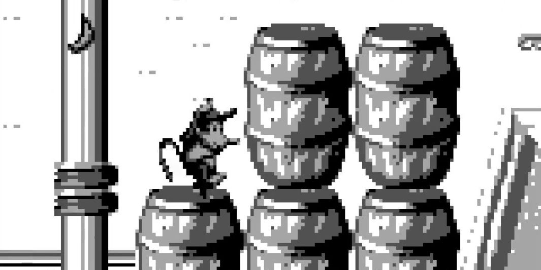 Game Boy Donkey Kong Land GB Diddy Kong Barrel