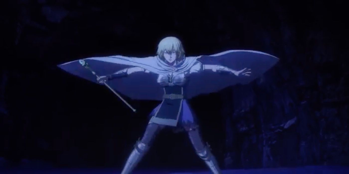 Screenshots from the Dragon's Dogma anime.