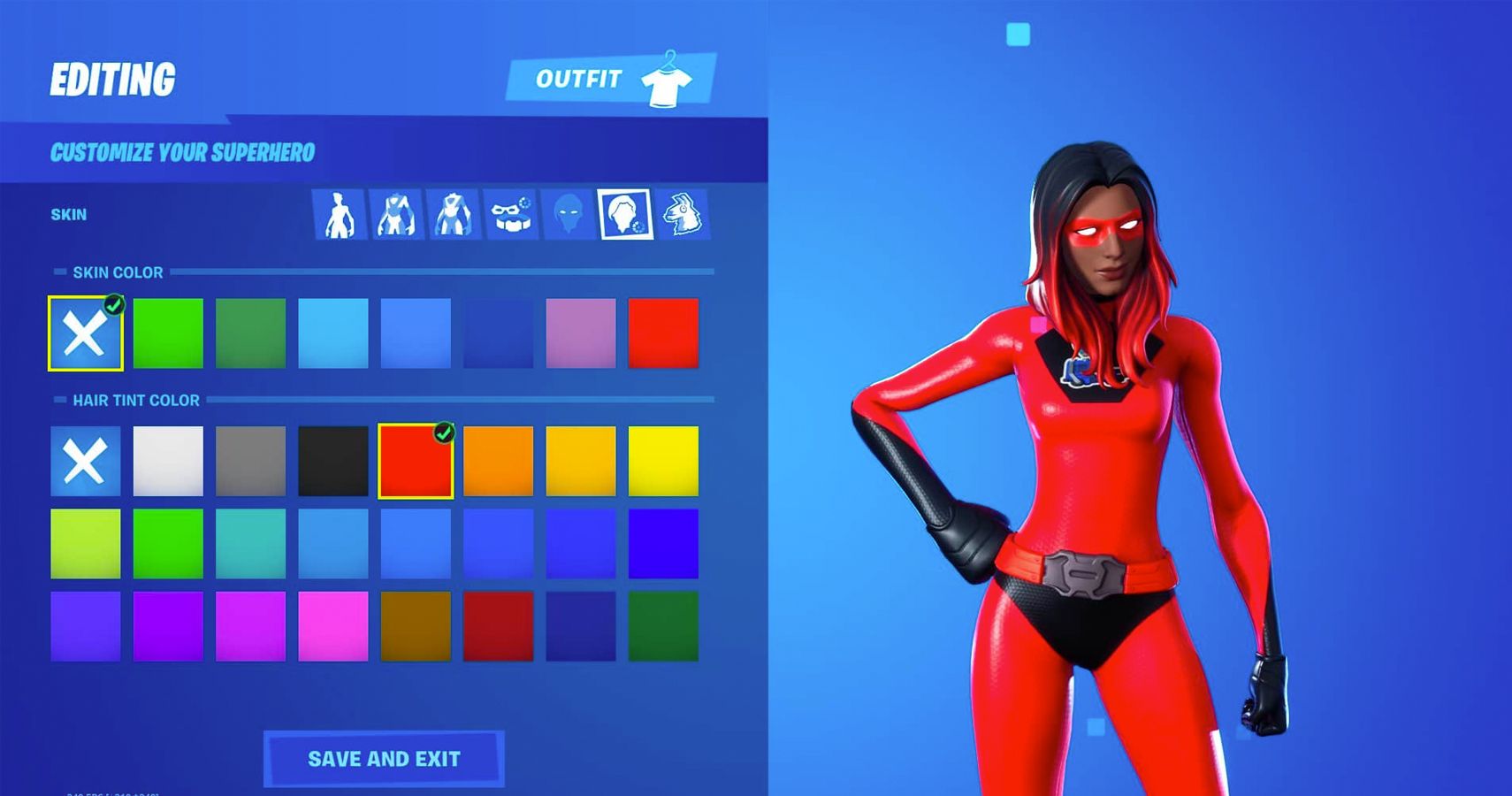 Fortnite How To Customize Your Own Superhero Skin